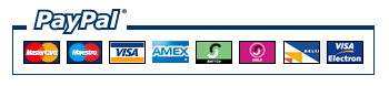 You can pay using most credit and debit cards